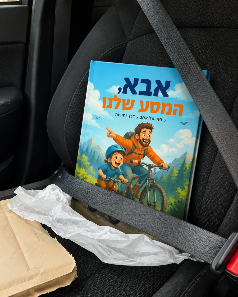 לקוח מצלם את הספר שלו