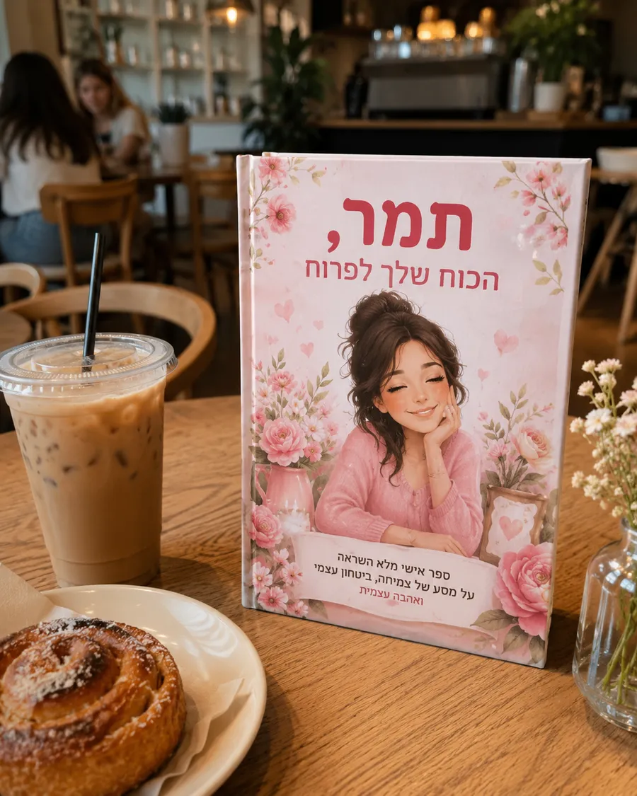 לקוח מצלם את הספר שלו
